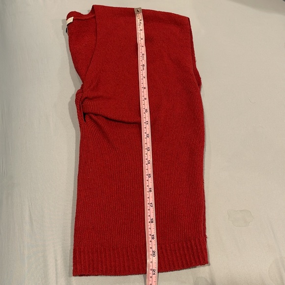 gorgeous Joie red cotton/linen/poly blend red sweater,Sz S - Picture 5 of 6